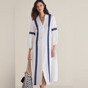 Soft Surroundings‎ Ravenna Linen Womens Shirt Dress New Size XS